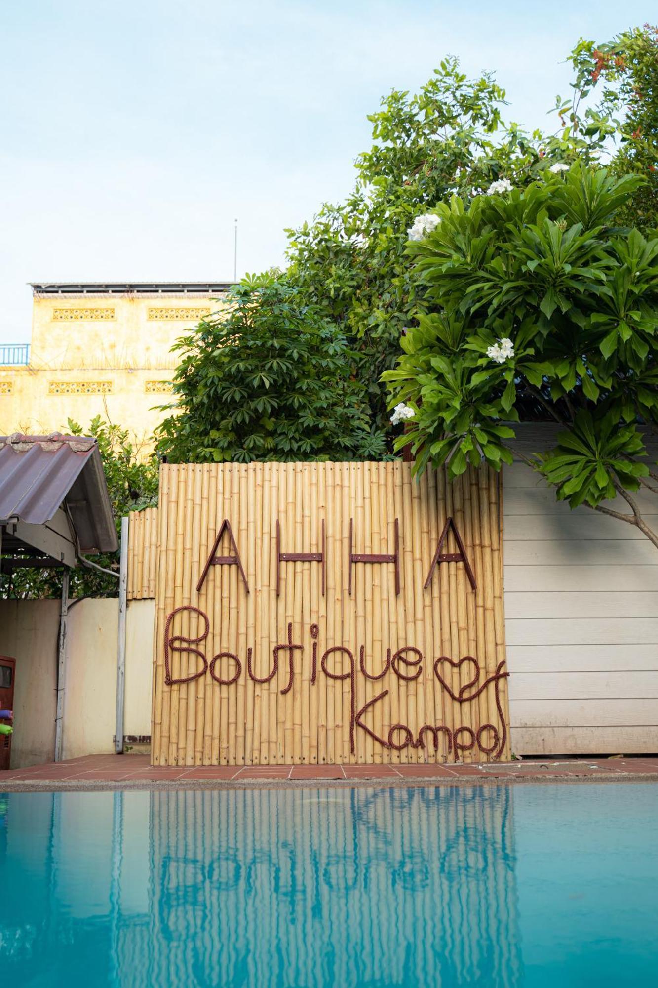 Hotel Ahha Boutique Kampot Exterior foto